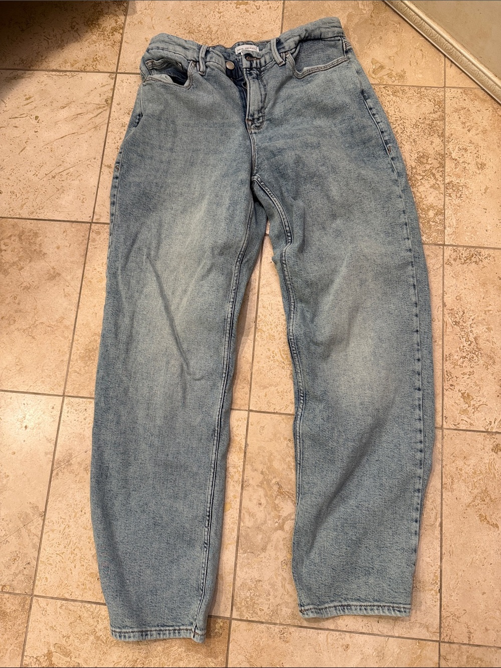 Good American Light Blue Relaxed Men’s Jeans